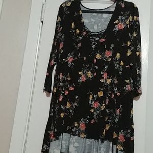 Flirty Floral Tunic